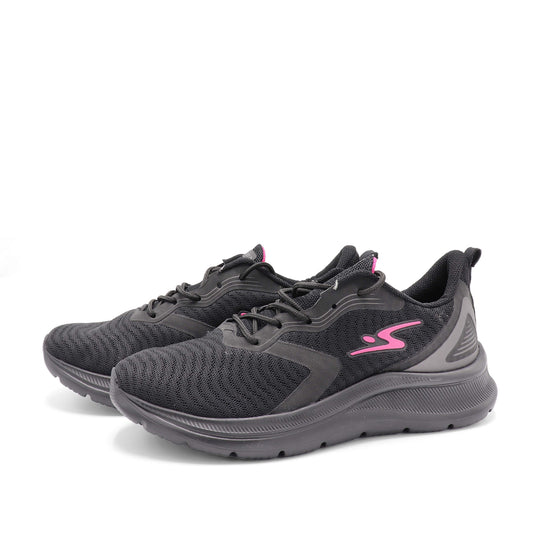 Tenis Flex Go                                      - Preto/Chumbo/Fucsia